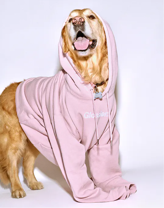 みどっち Glossier ダークグレー パーカー Glossier Sweatshirt