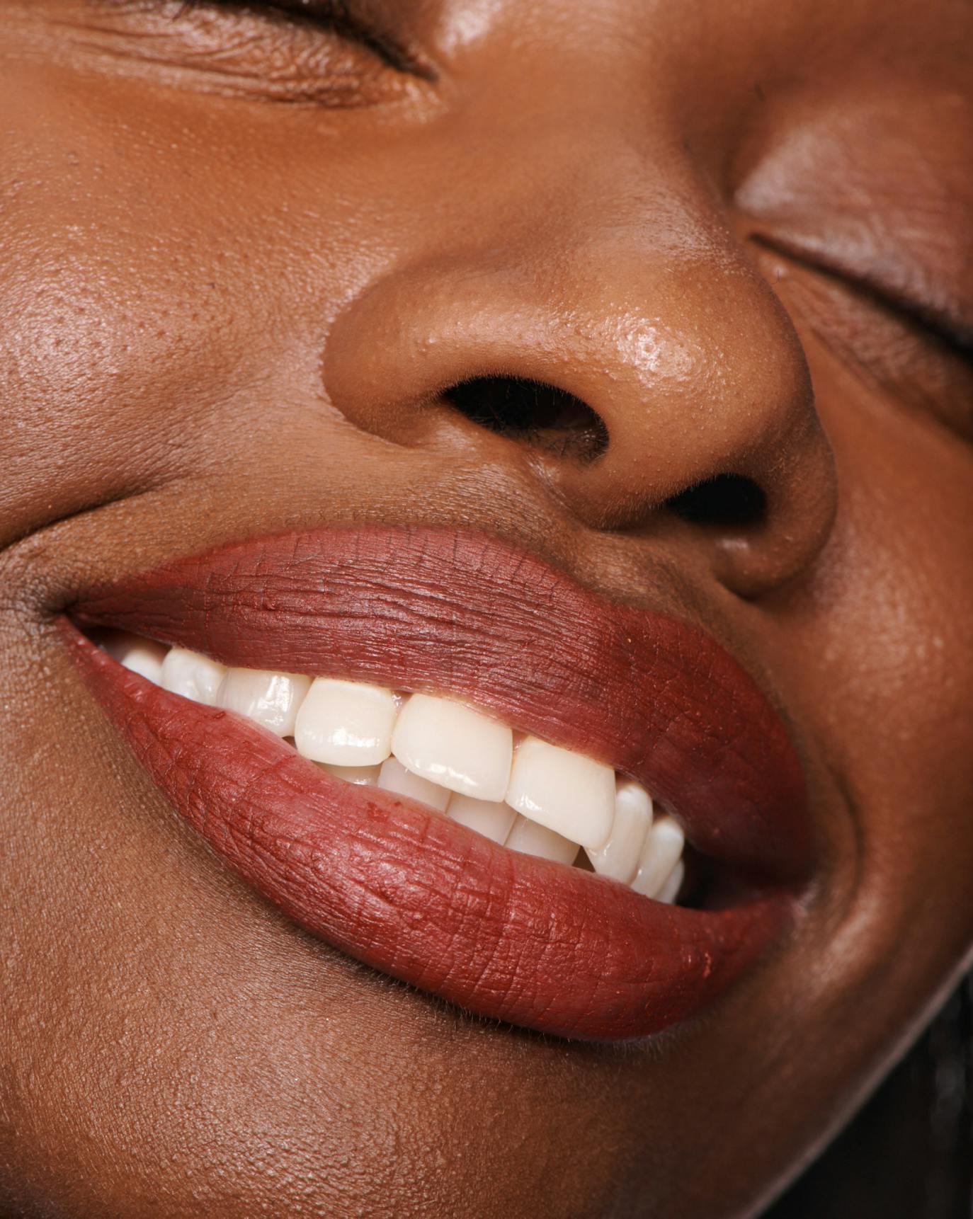 Mercy wears Lip Line in Black Cherry.