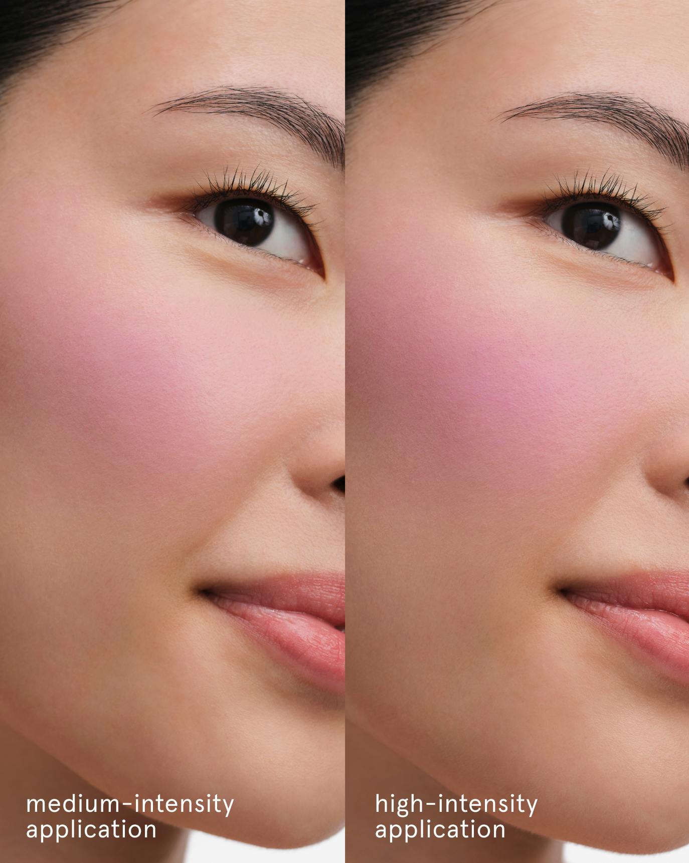 Alison wears Cloud Paint Plush Blush in Billow.