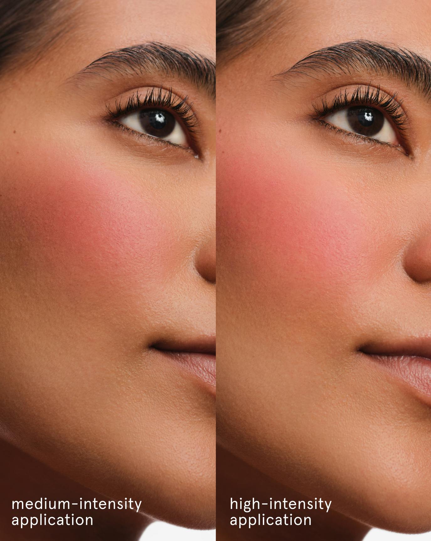 Summer wears Cloud Paint Plush Blush in Soar.