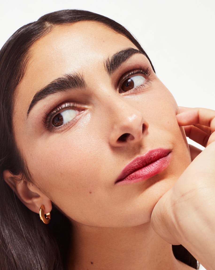 model wearing generation g in crush