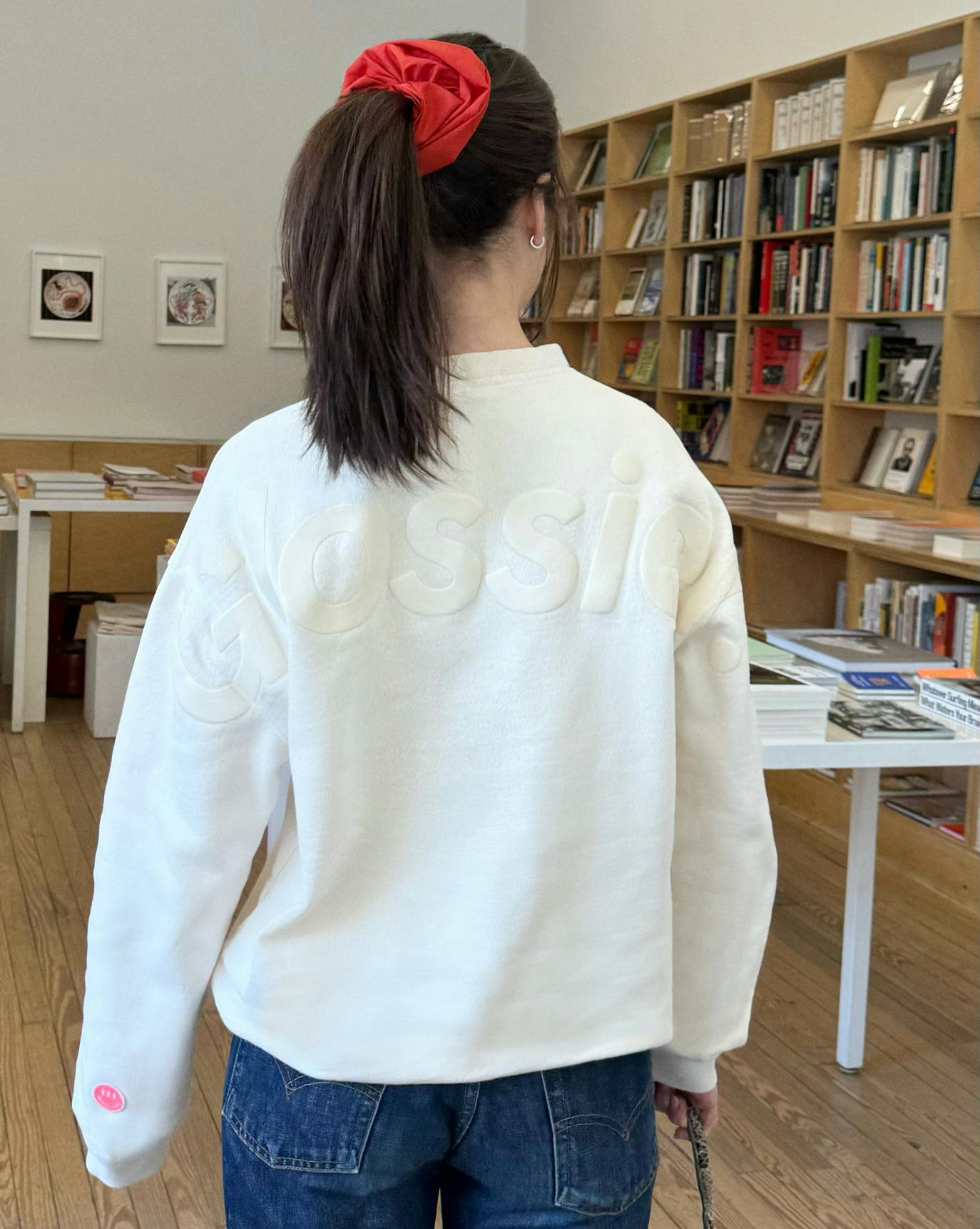 Glossier Boston exclusive crewneck sweatshirt - outlets Small