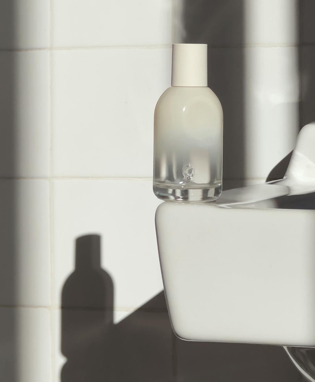 Irene wears Glossier You Doux.