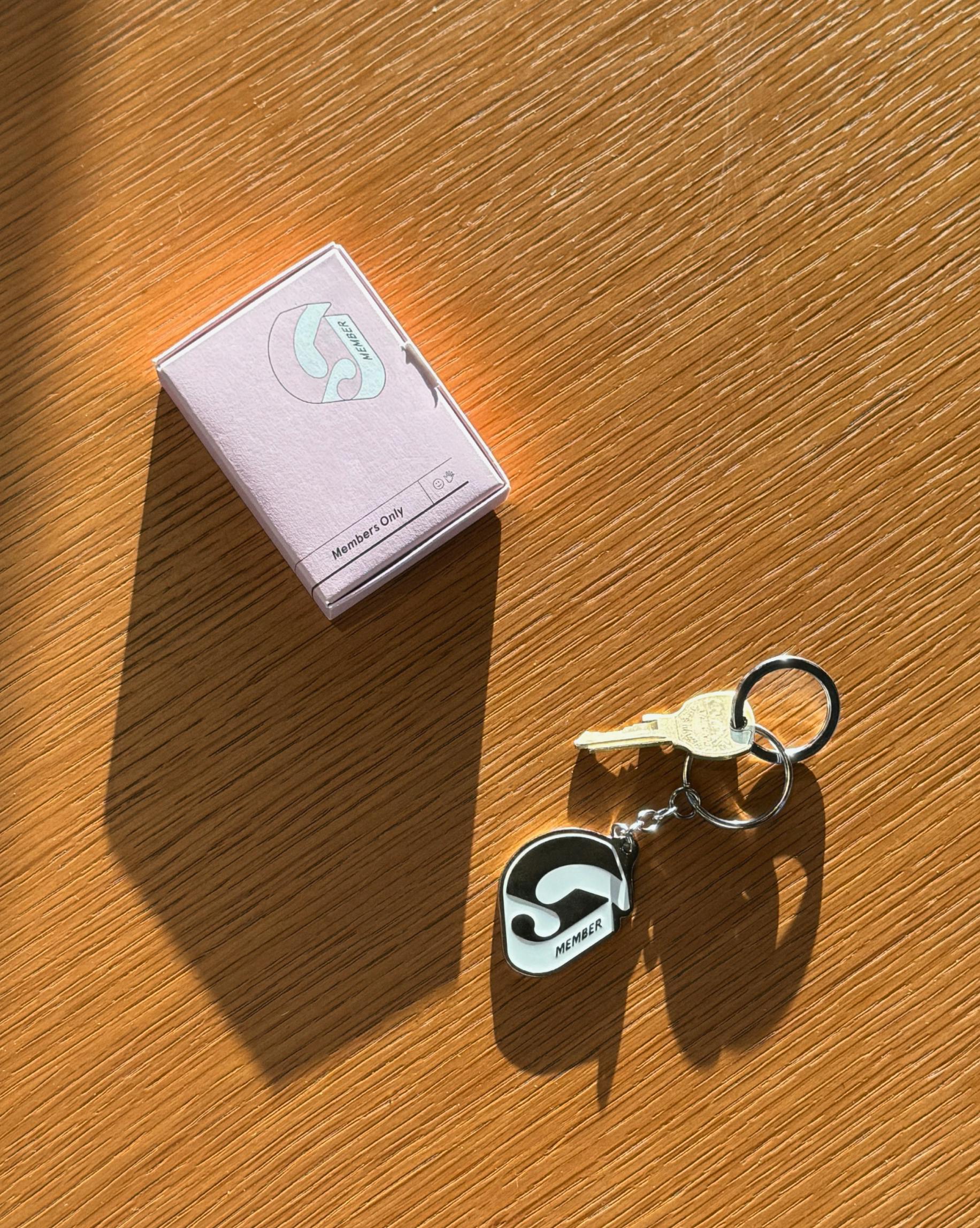 Glossier LA outlets keychain