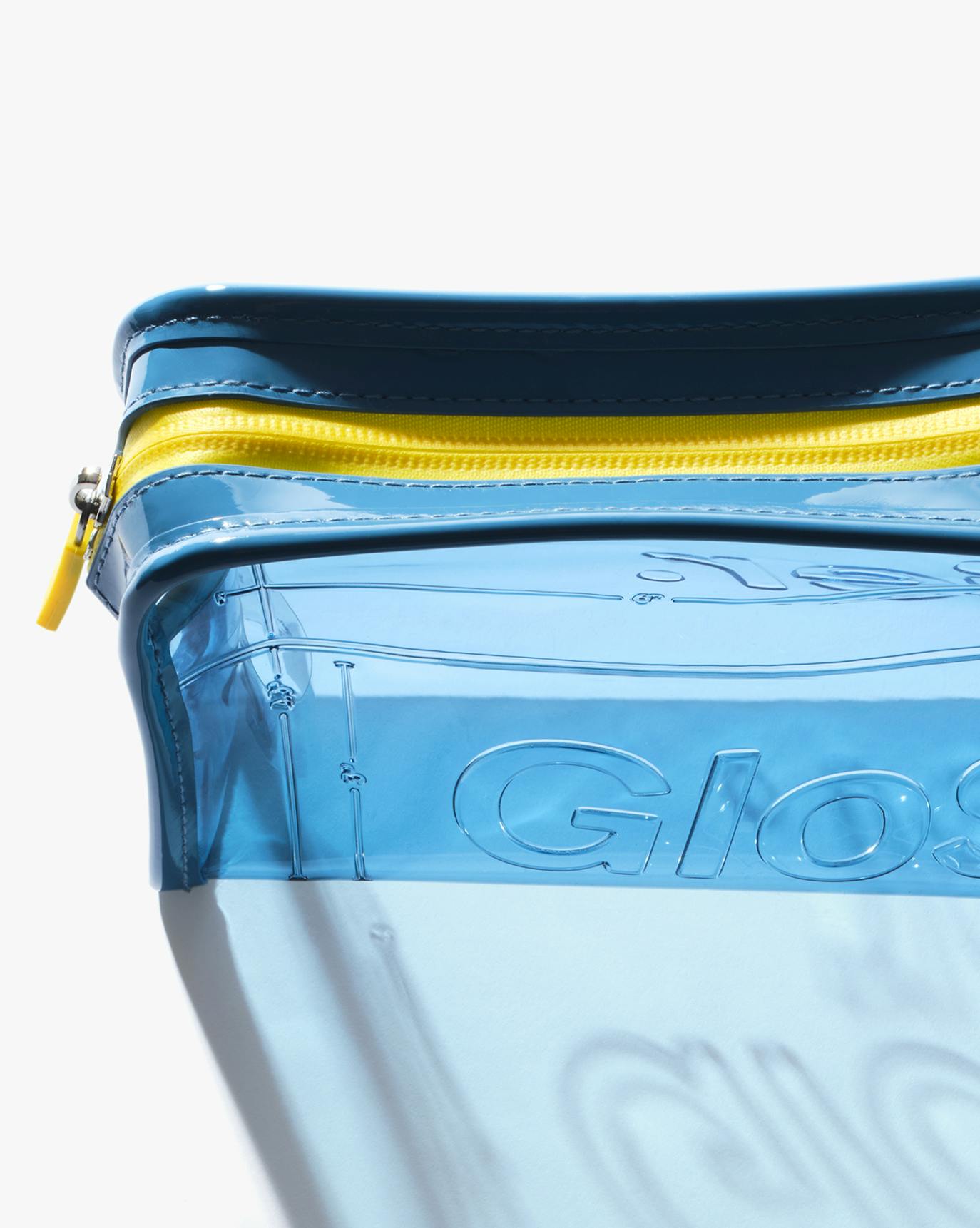 clear mini beauty bag zipper
