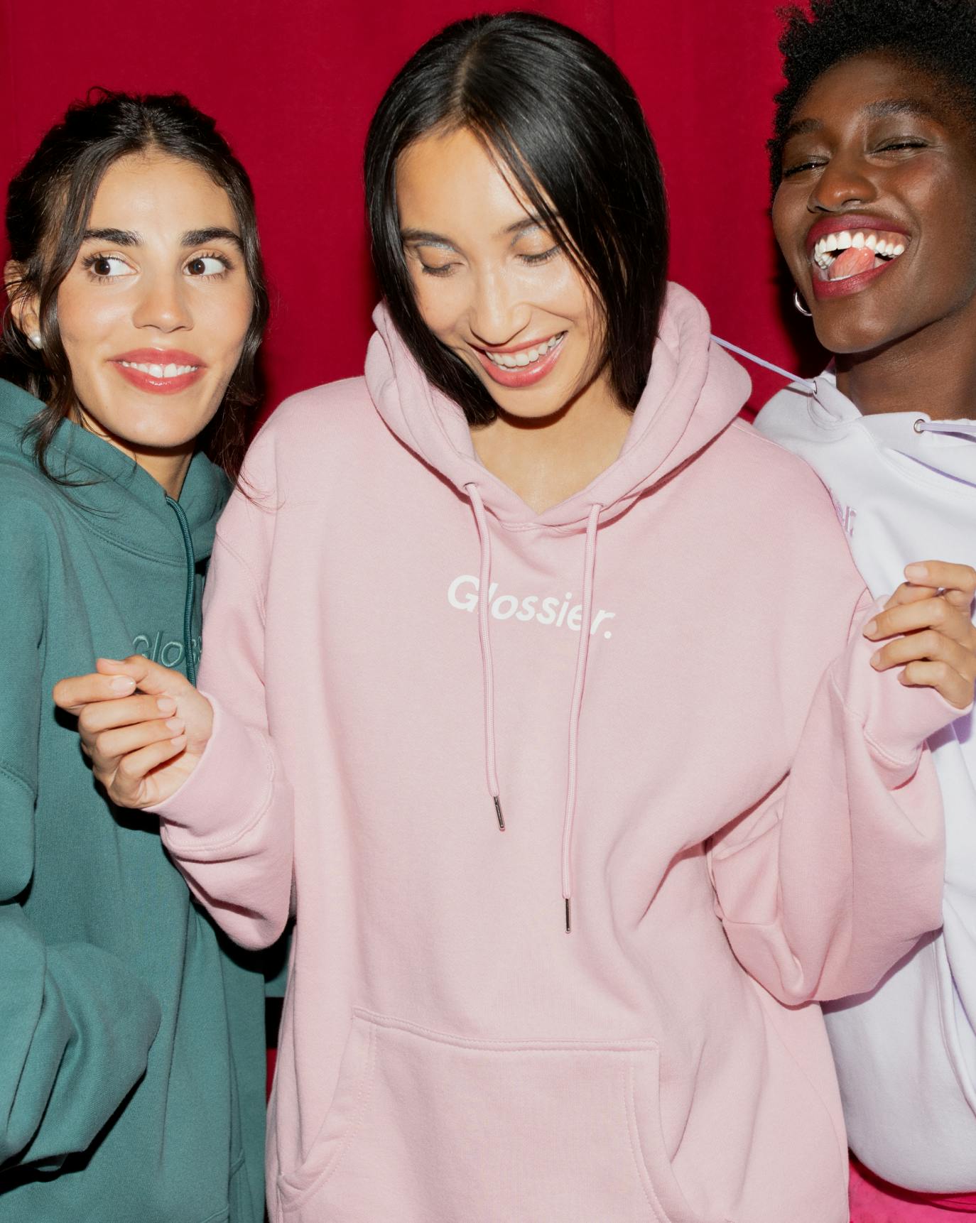 Glossier LIMITED EDITION store Sage Green Hoodie