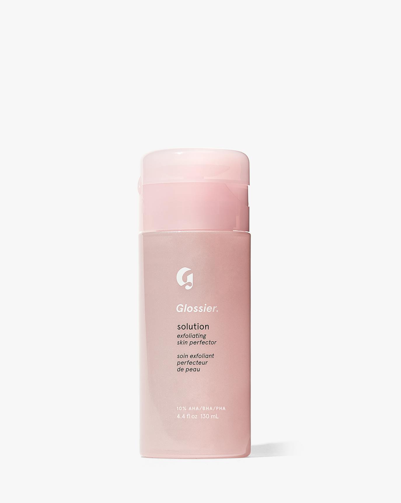 pink solution bottle