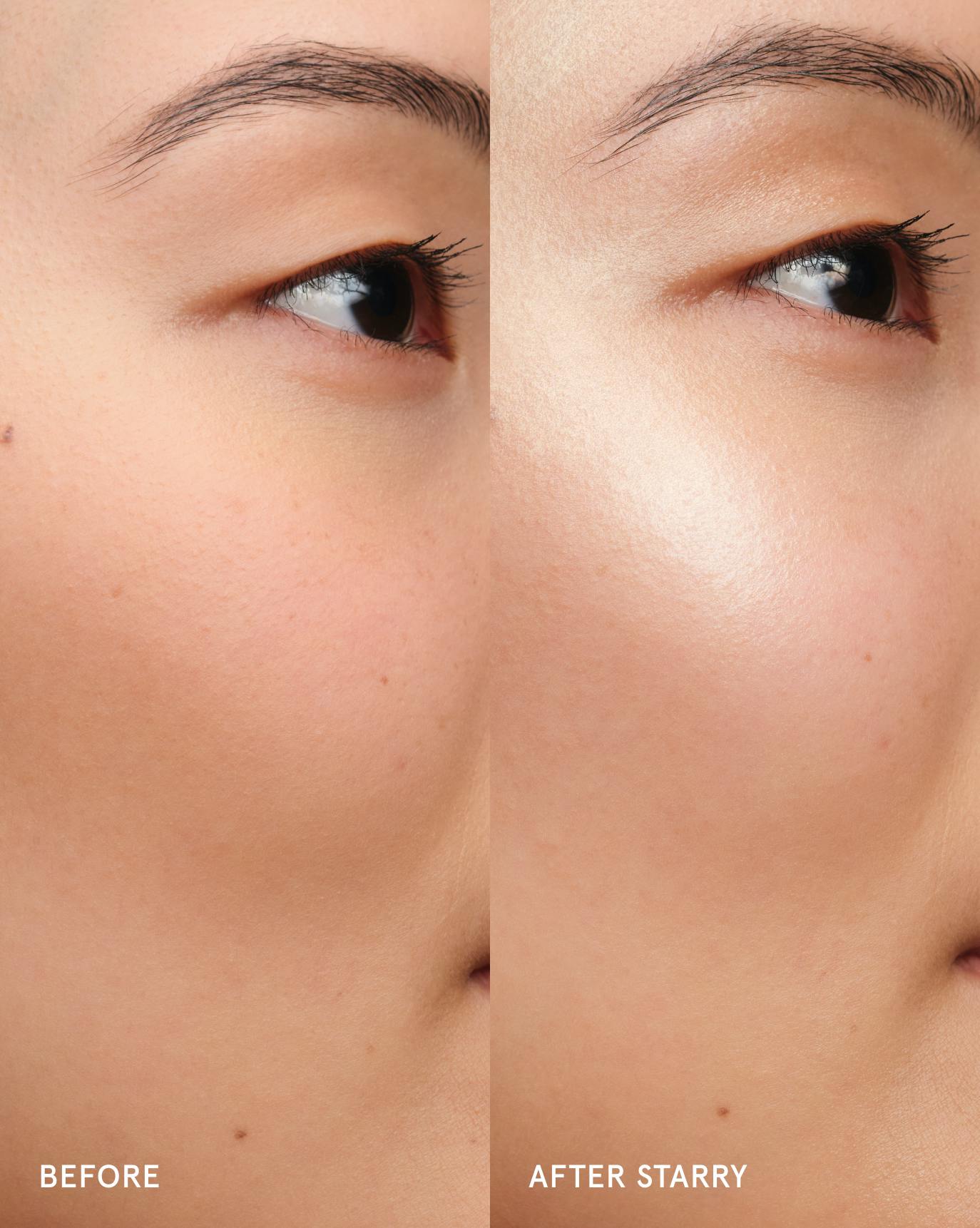 Chris wears Skylight in Starry.