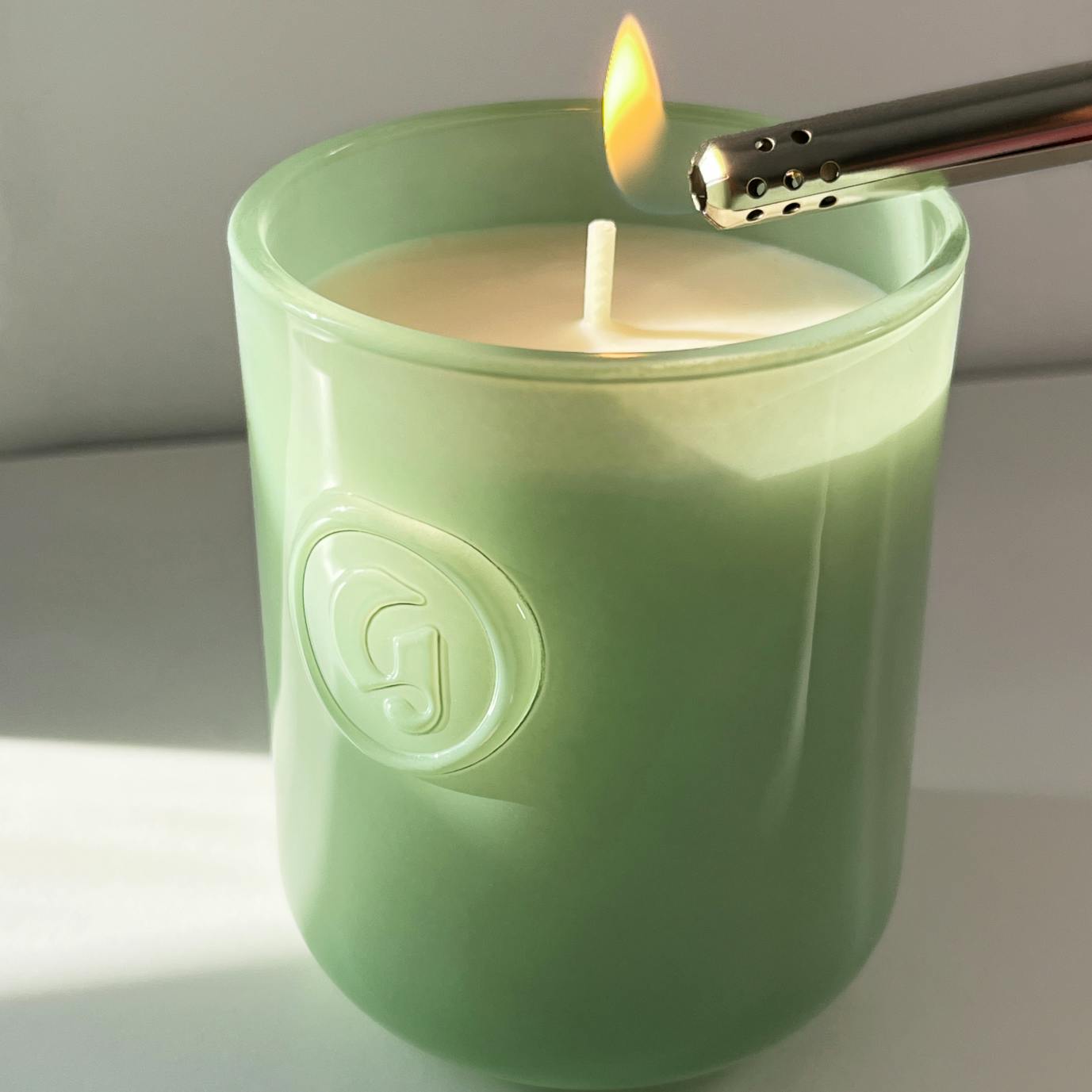 Glossier Candlesキャンドル サンドストーン sand stone Glossier SANDSTONE Candle 8oz BNWBox Vegan Cruelty Free/ For