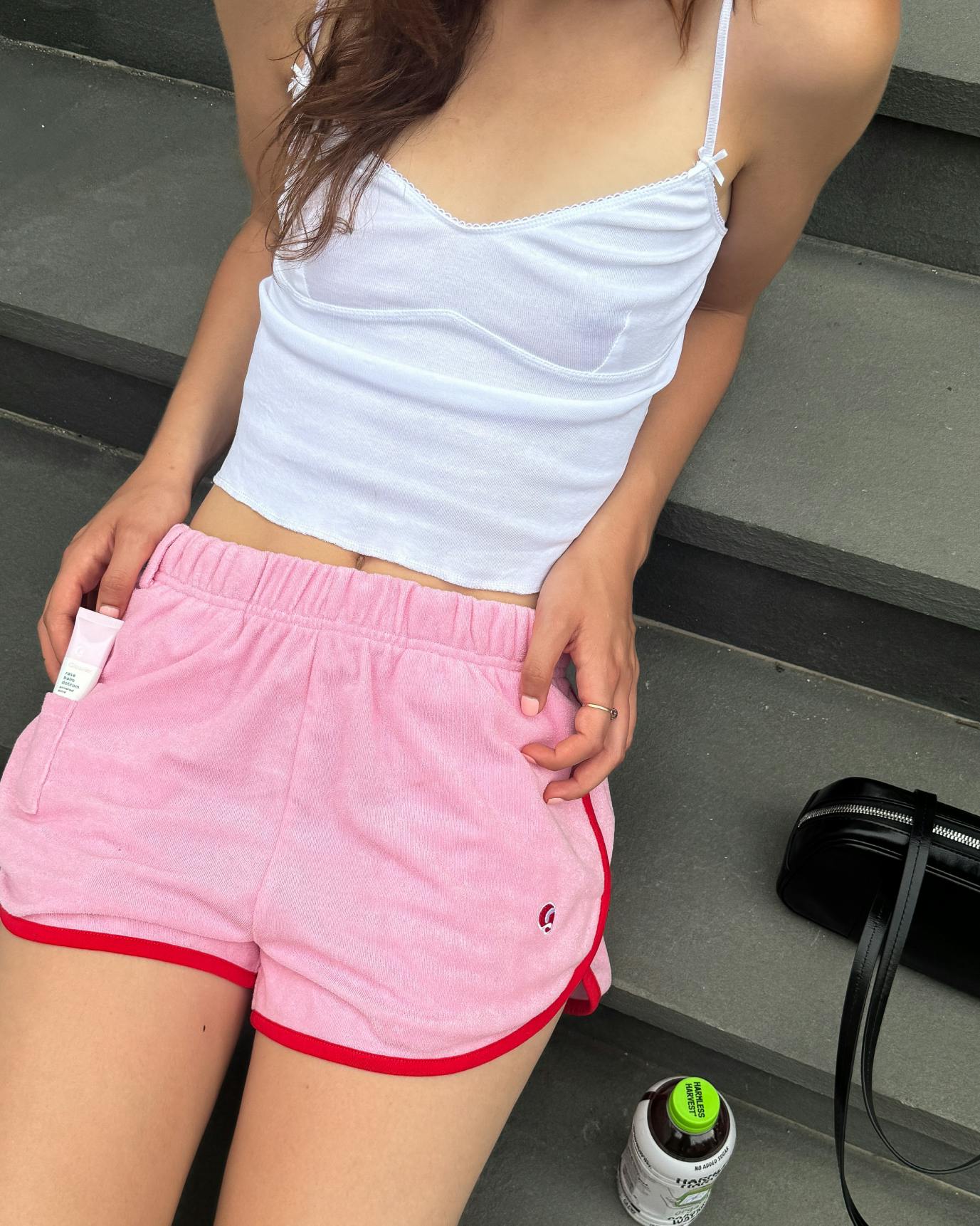 Gita wears our Summer Shorts.