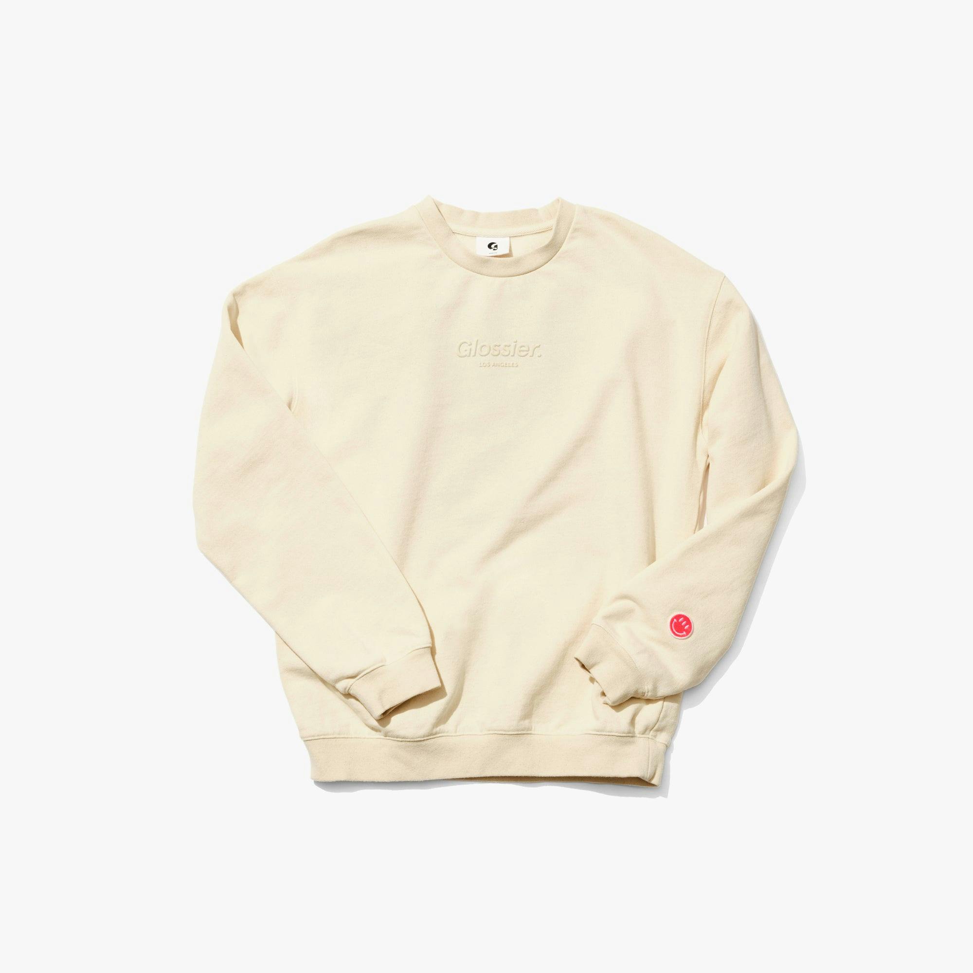 glossier LA crewneck