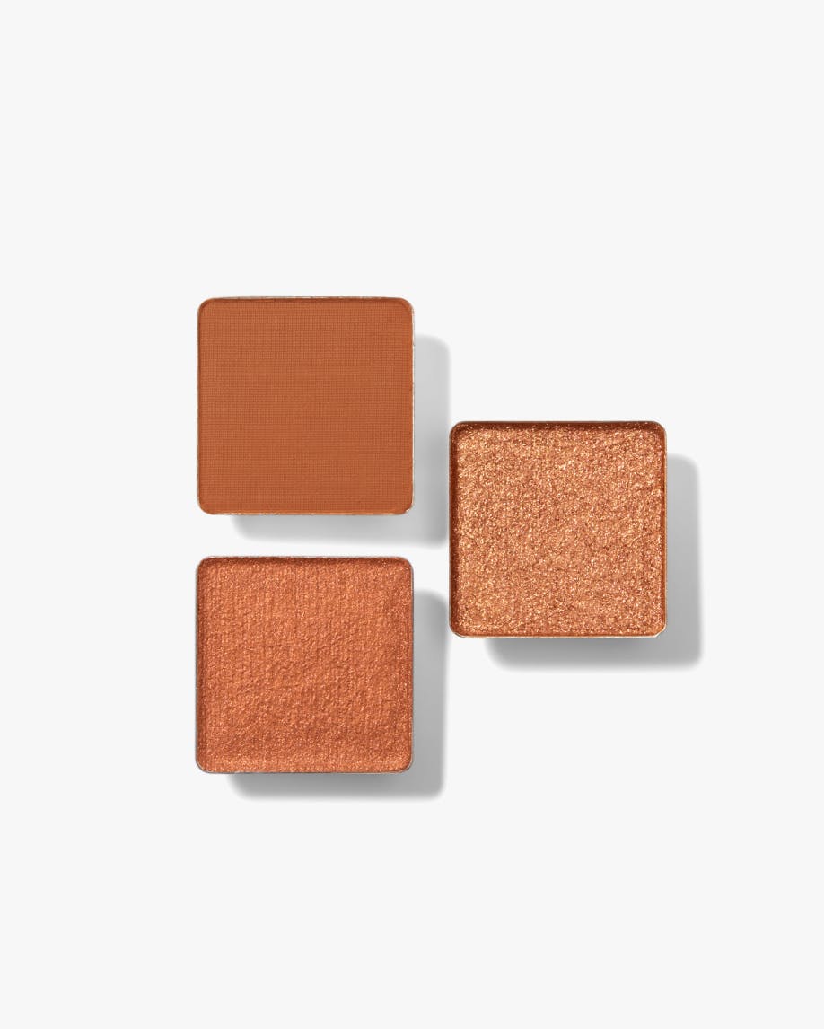 Every palette comes in three dynamic textures: matte, satin, and metallic.