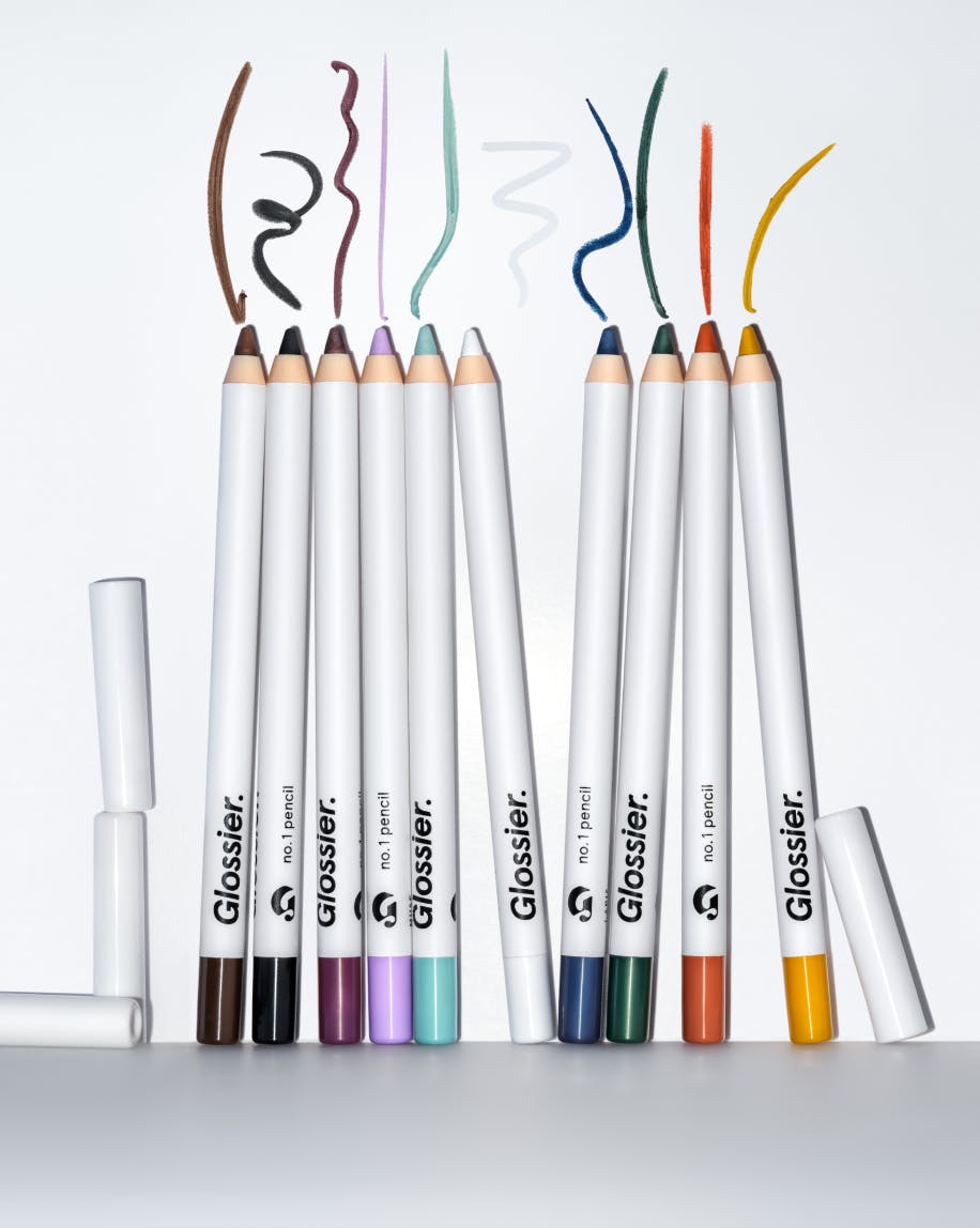 swatch of all no.1. pencil shades